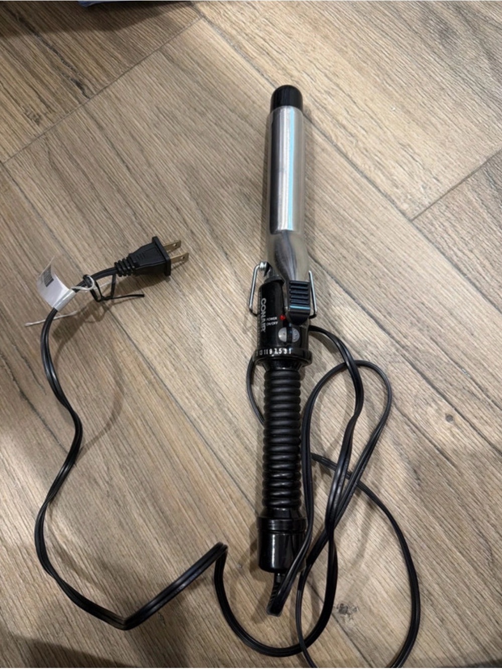 Black and Silver Curling Wand - Unbranded Professional Hair Tool